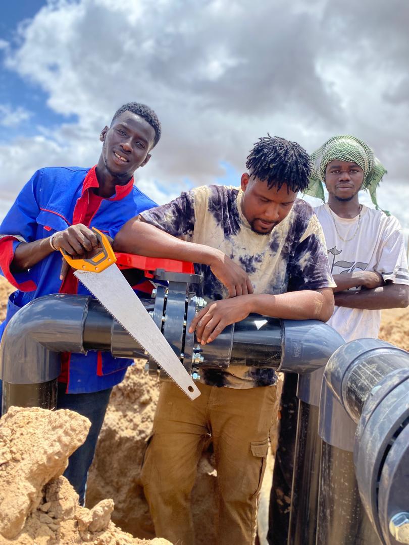 Périmètre irrigué en Afrique